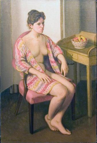 Young Woman Seated in Chair (Helene Ouvrard)
