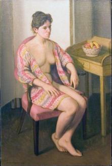 Young Woman Seated in Chair (Helene Ouvrard)