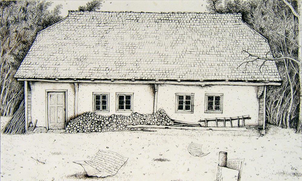 Ukrainian Pioneer House at Gardenton, Manitoba