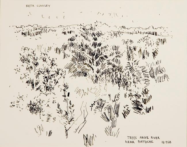 Trees above River near Batoche