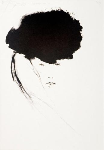 Girl with Spike Eyelashes