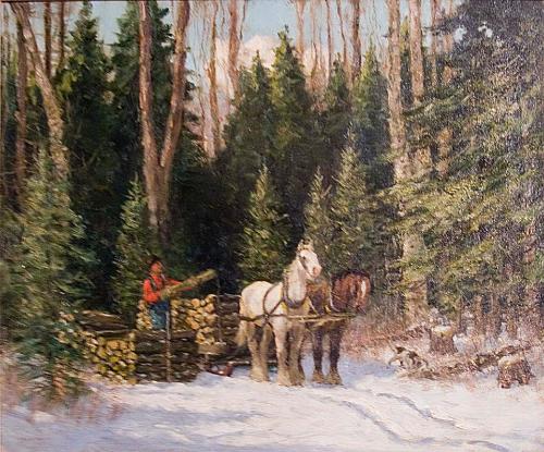 Loading Cordwood