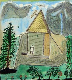 Mill in an Ukrainian Village