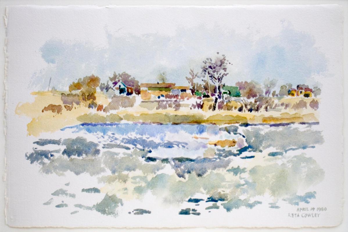 Brunen's Dugout, Melting Ice, April 19, 1980