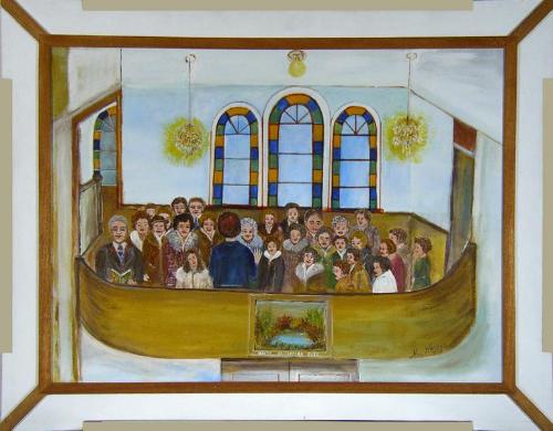 Ukrainian Orthodox Church Choir in Wintertime