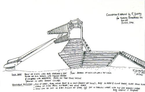 Working Drawing for Duck Boat