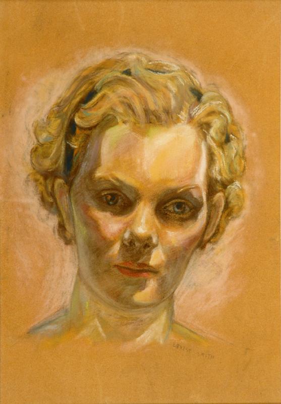 Untitled (young woman with blond curly hair)