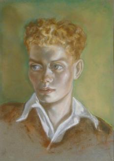 Untitled (young man with curly blond hair)