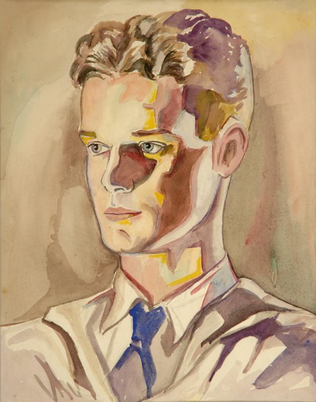 Untitled (young man with blue tie)
