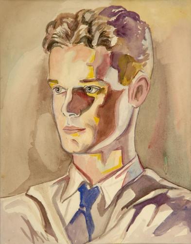 Untitled (young man with blue tie)