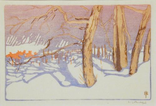 Tree Shadows on Snow