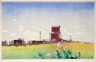 Grain Elevator at Lasalle, Manitoba