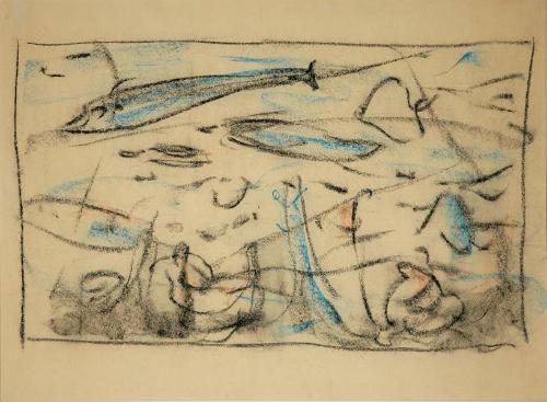 Untitled (underwater scene with fish)