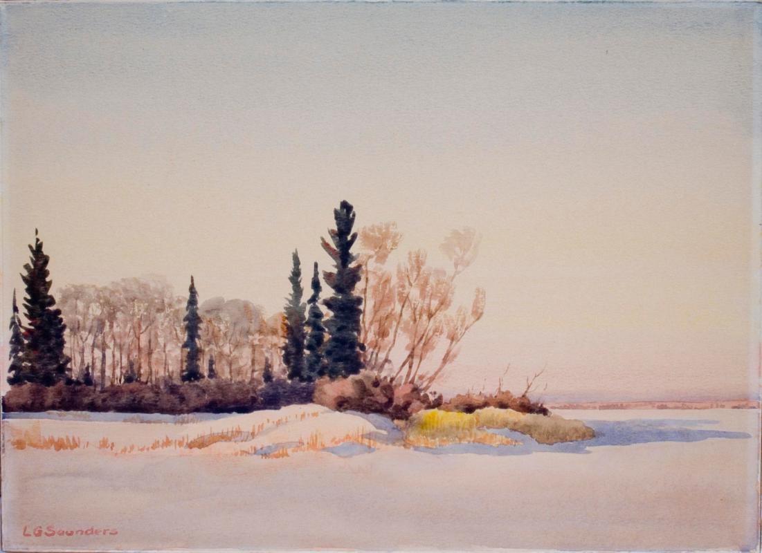 Untitled (winter sunset)