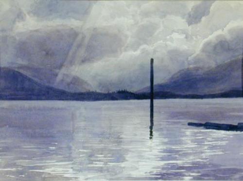Untitled (blue landscape)