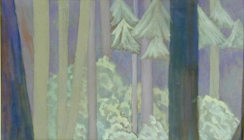 Untitled (purple forest)