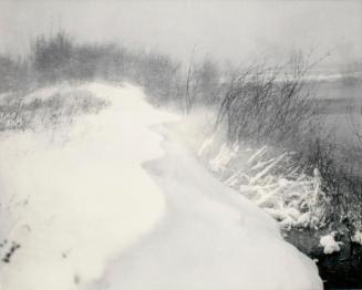 Untitled (river bank in snow)