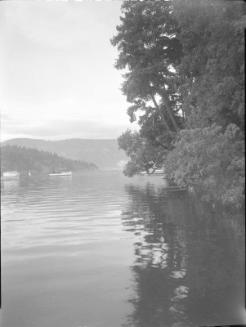 Untitled (lake with boats)