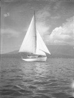 Untitled (sailboat, full sail)