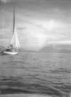 Untitled (sailboat on lake)