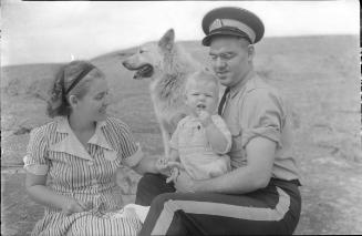 Untitled (couple with baby and dog)