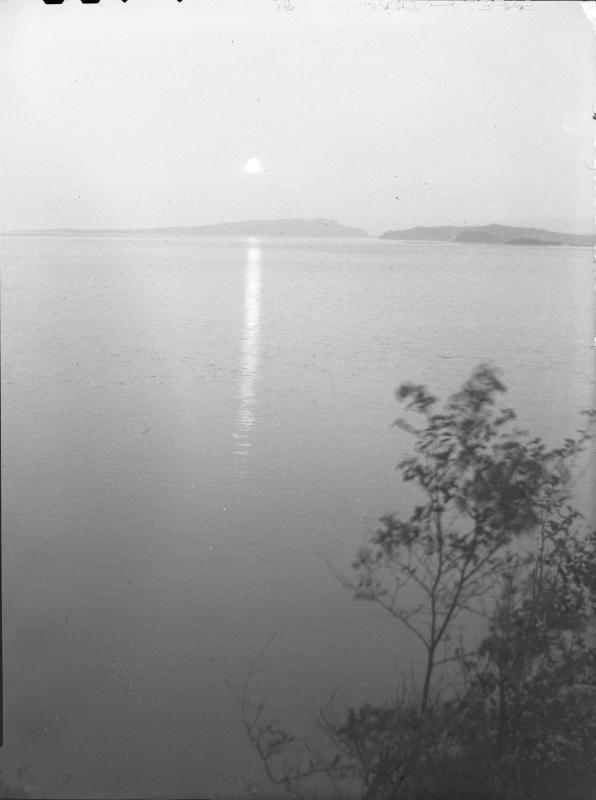 Untitled (moon reflecting on lake)