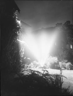 Untitled (yard with lawn sprinkler)