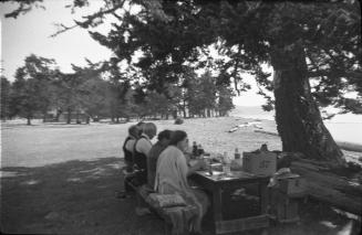 Untitled (picnic on the beach)