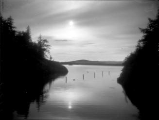 Untitled (moonlit lake)
