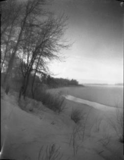 Untitled (barren winter lake)