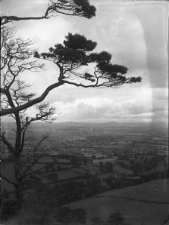 Untitled (view of countryside from top of hill)