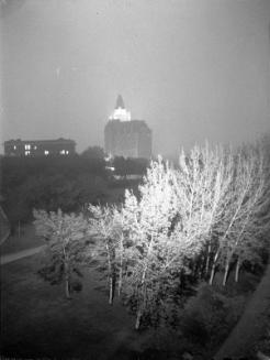 Untitled (Hotel Bessborough at night)