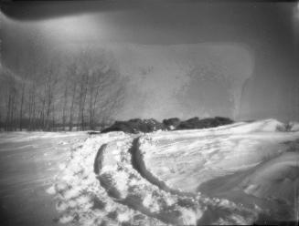 Untitled (road through field)