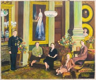 Mrs. Eleanor Roosevelt Visits Buckingham Palace