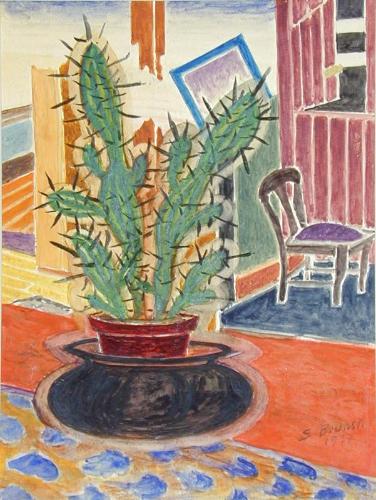 Untitled (cactus and chair)