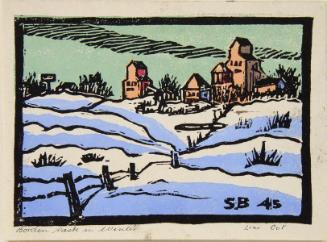 Borden Sask. in Winter