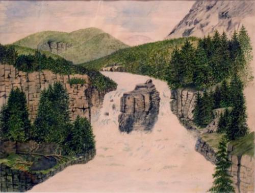 Untitled (rocks and rapids)