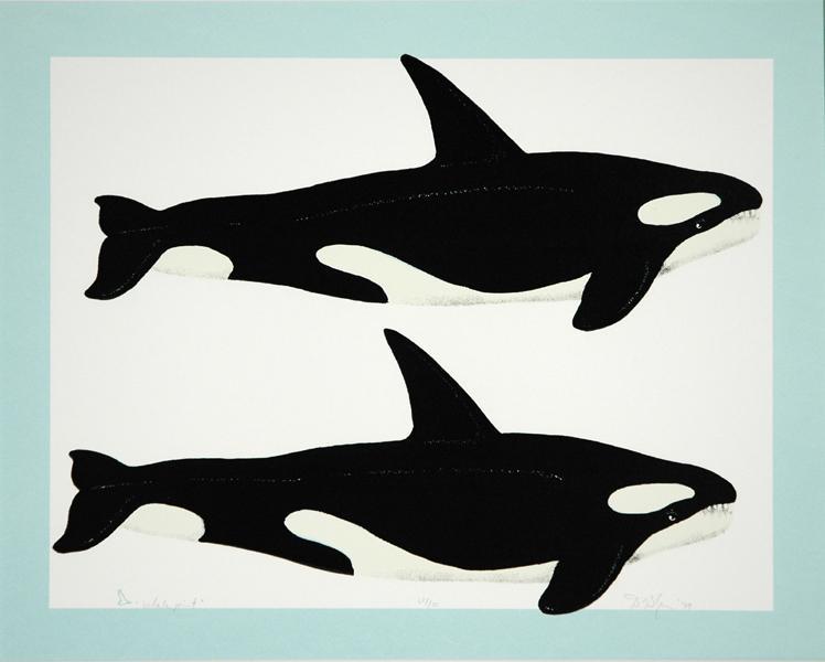 Whale Print