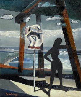 Untitled (seashore with figure)