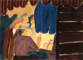 Jewelry Engraver at the PNE, Vancouver, B.C. - Night Scene