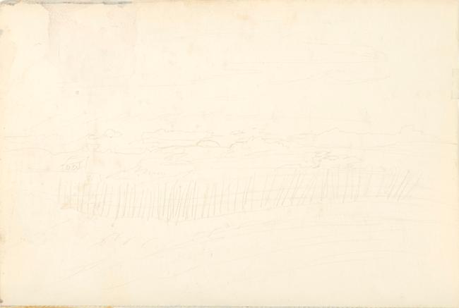 Untitled (landscape sketch)