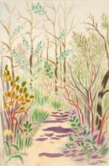 Untitled (path through woods)