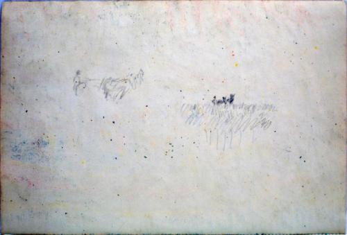 Untitled (studies of plow team)