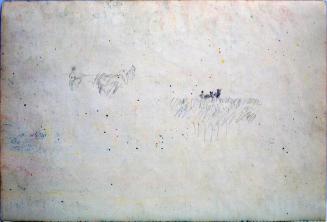 Untitled (studies of plow team)
