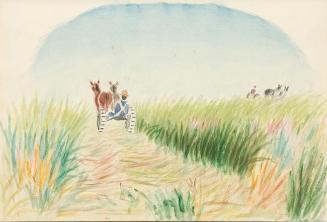 Untitled (mowing with horse teams)
