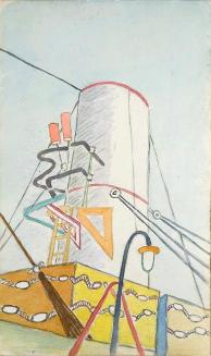 Untitled (ship's smokestack)
