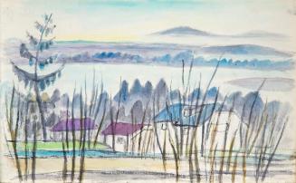 Untitled (buildings overlooking ocean)