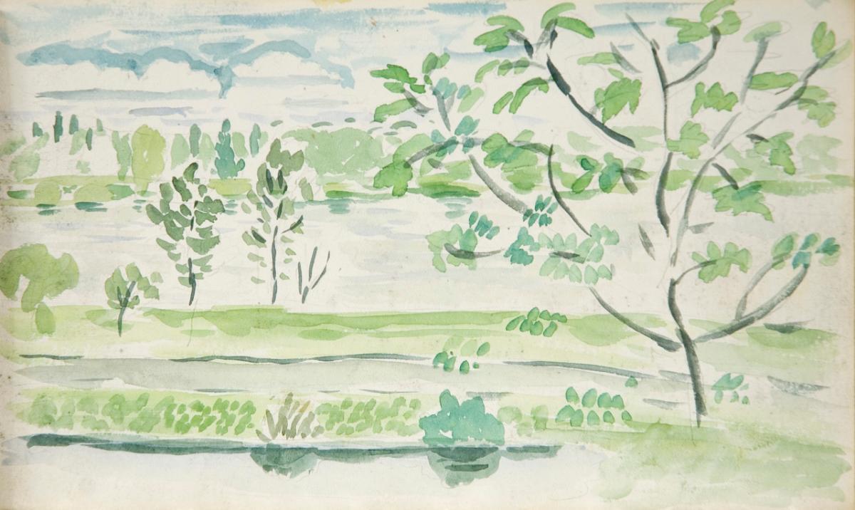 Untitled (trees and water)