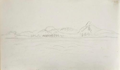 Untitled (ocean and mountainous coast)