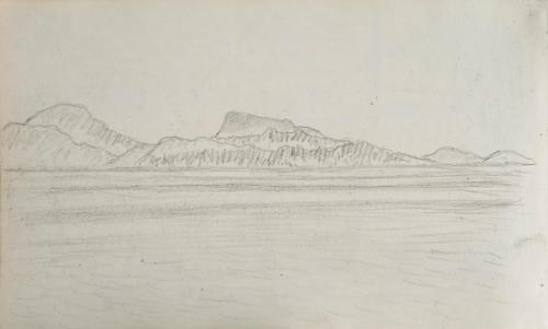 Untitled (ocean and mountains)